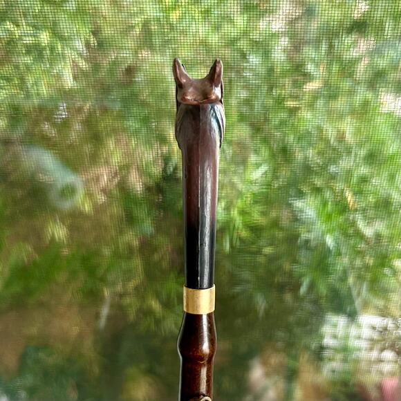 Vintage Italian Giraffe Head Shoe Horn – RC 1867 – 21” Length - Picture 3 of 12